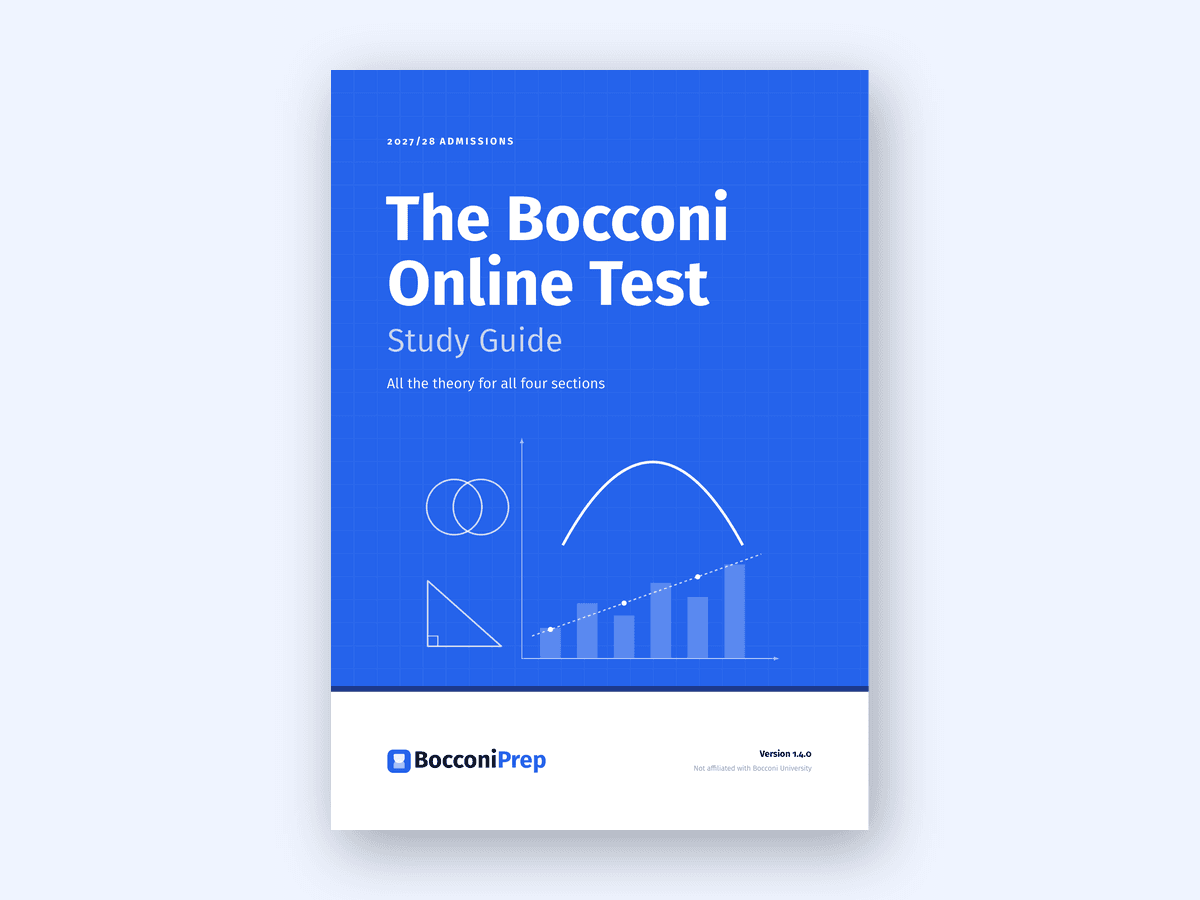 The Bocconi Online Test Study Guide, a free PDF from BocconiPrep