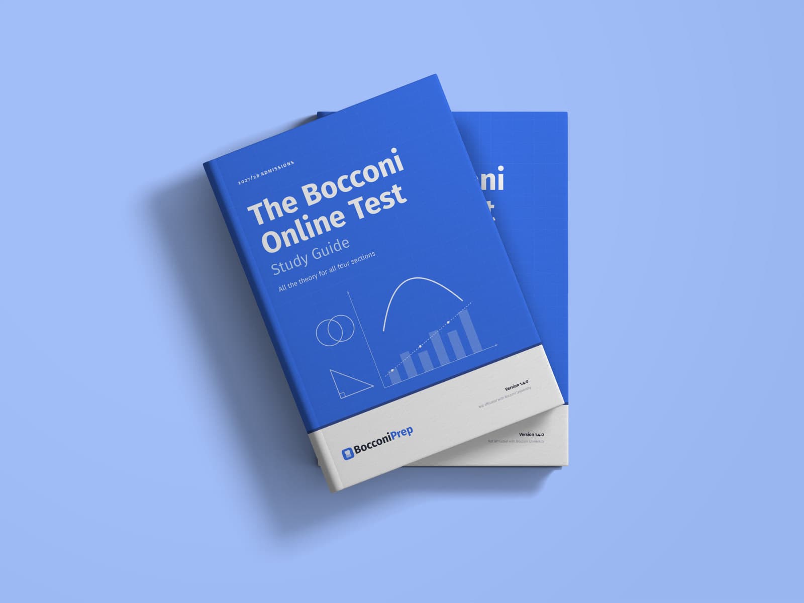 Two copies of The Bocconi Online Test Study Guide, version 1.4.0